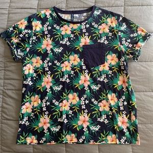 Men’s XL Floral Summer H&M Tee